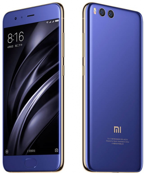 Смартфон Xiaomi Mi6 4/64Gb Blue (Синий) фото 2